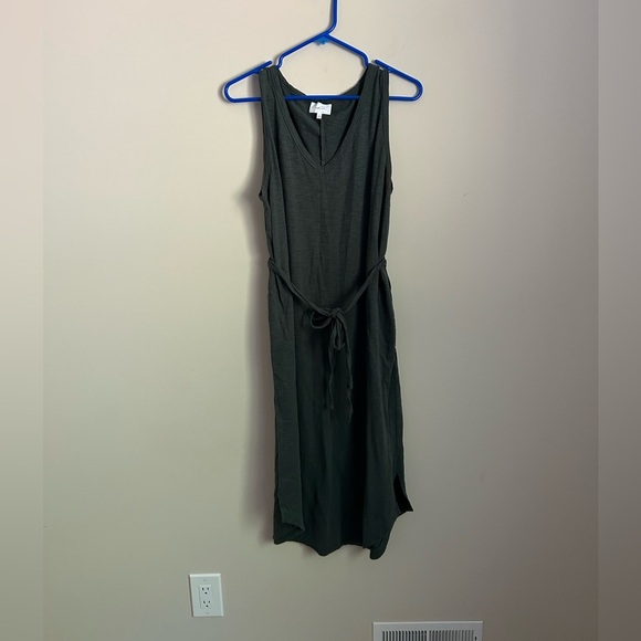 Soma Weekend Green Sleeveless Dress Size Large - Picture 1 of 8